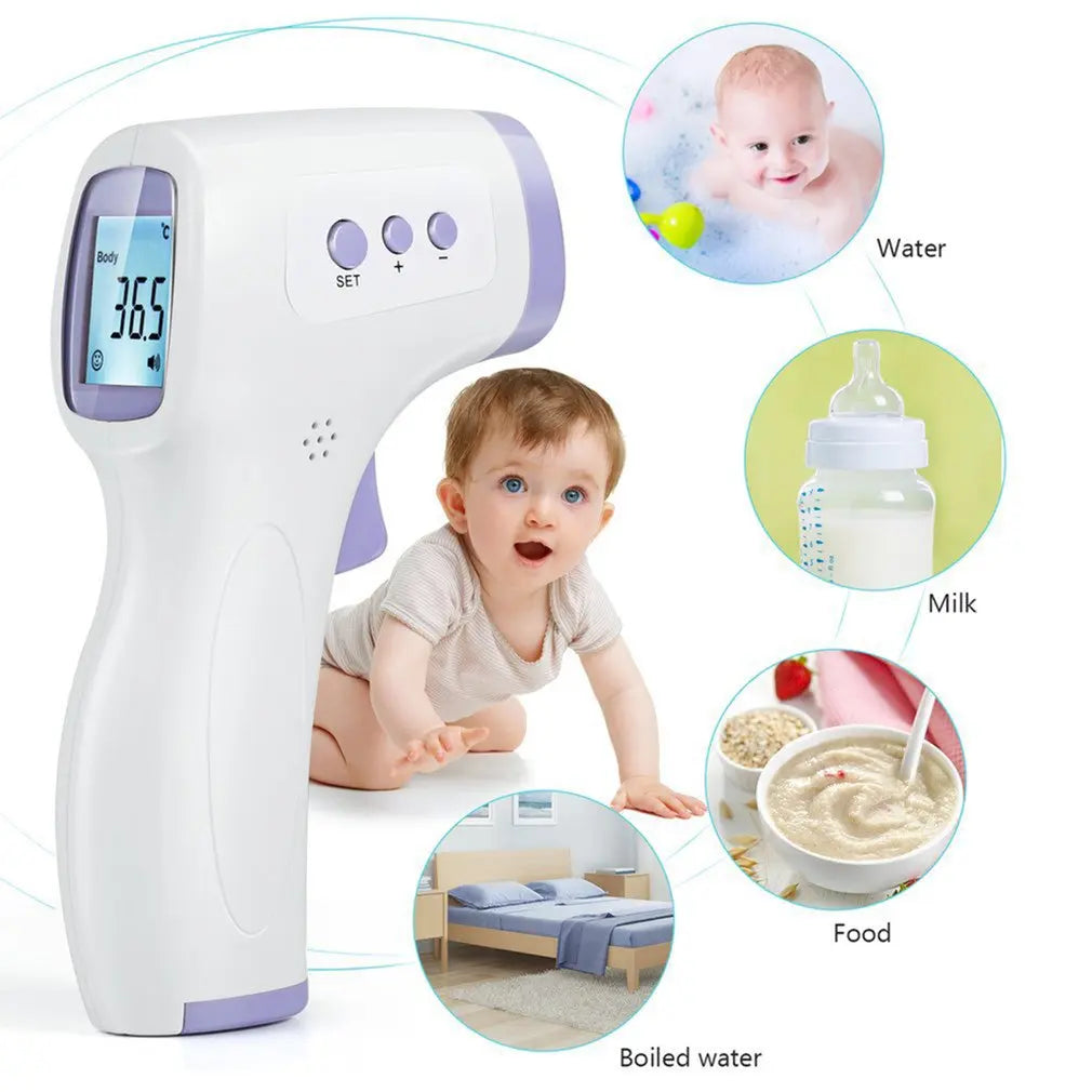 Non-contact Infrared Thermometer + Oximeter
