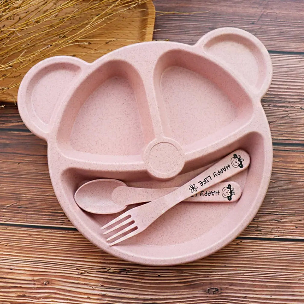 Set de vaisselle enfant motif ourson
