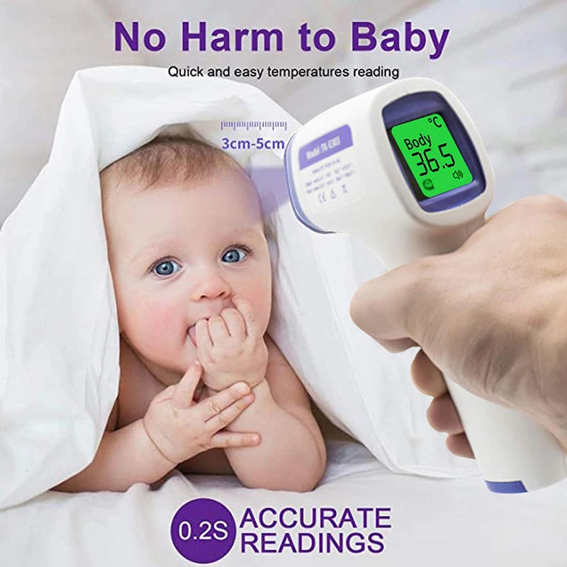 Non-contact Infrared Thermometer + Oximeter