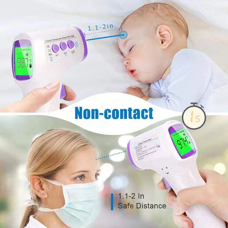 Thermomètre infrarouge sans contact + oxymètre