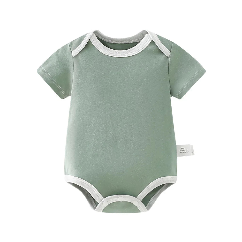 Body bébé uni coton pur - été