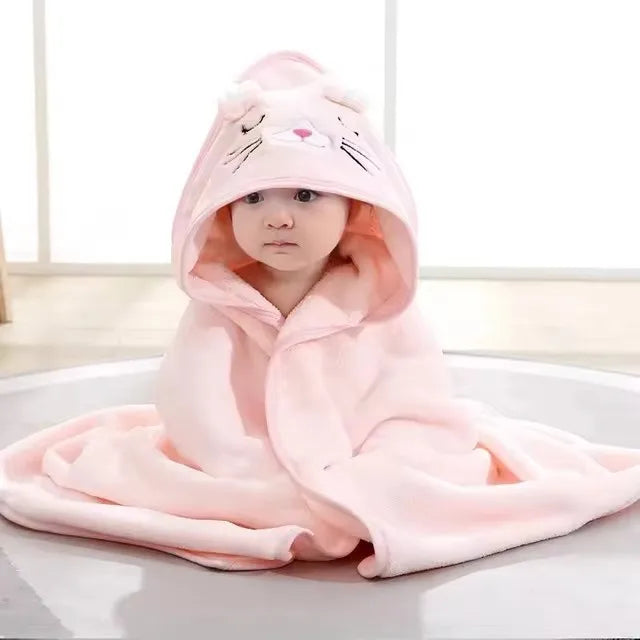 Kapuzen-Babyhandtuch - Tiermotive