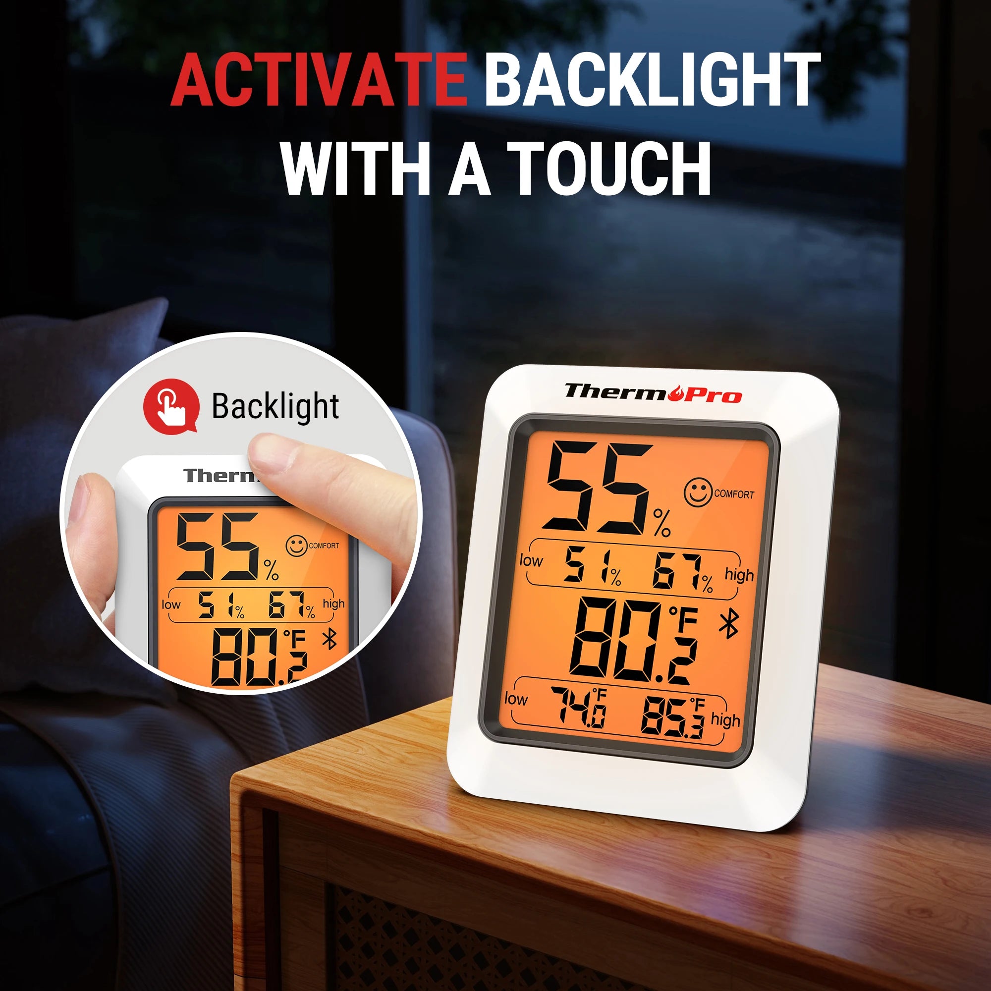 Intelligentes Thermo-Hygrometer ThermoPro TP350