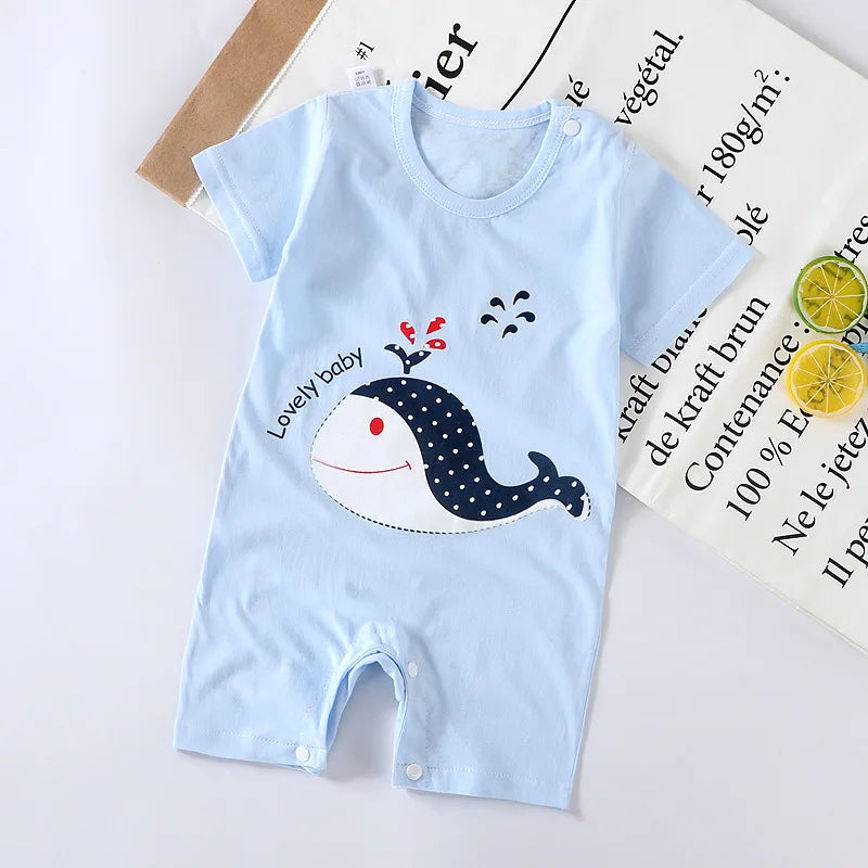 Pyjama combinaison été - motifs cartoon
