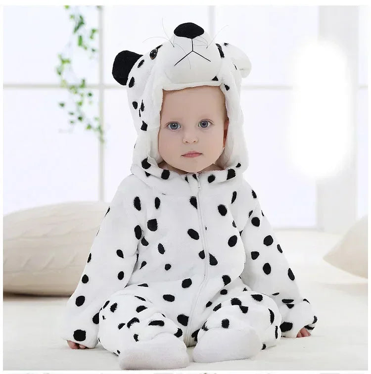 Combinaison pyjama bébé hiver - déguisement lionceau