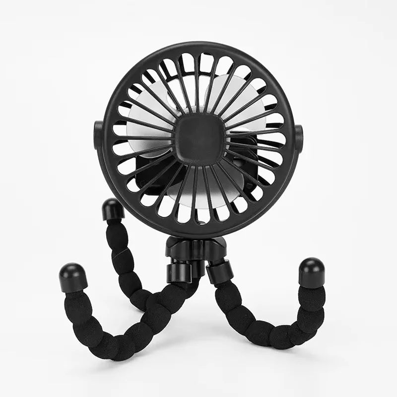 Ventilateur trépied 360° pour poussette