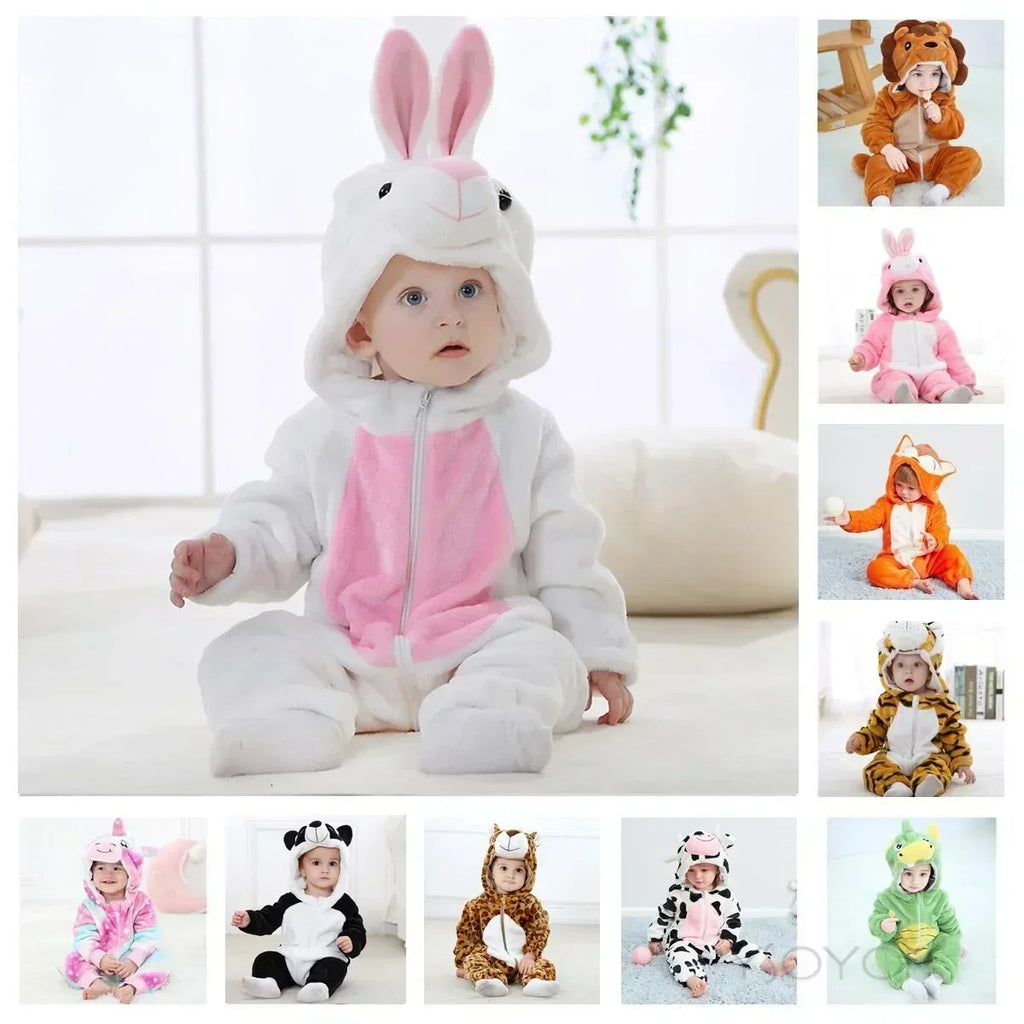 Baby-Pyjamaoverall Winter - Löwenbaby-Kostüm