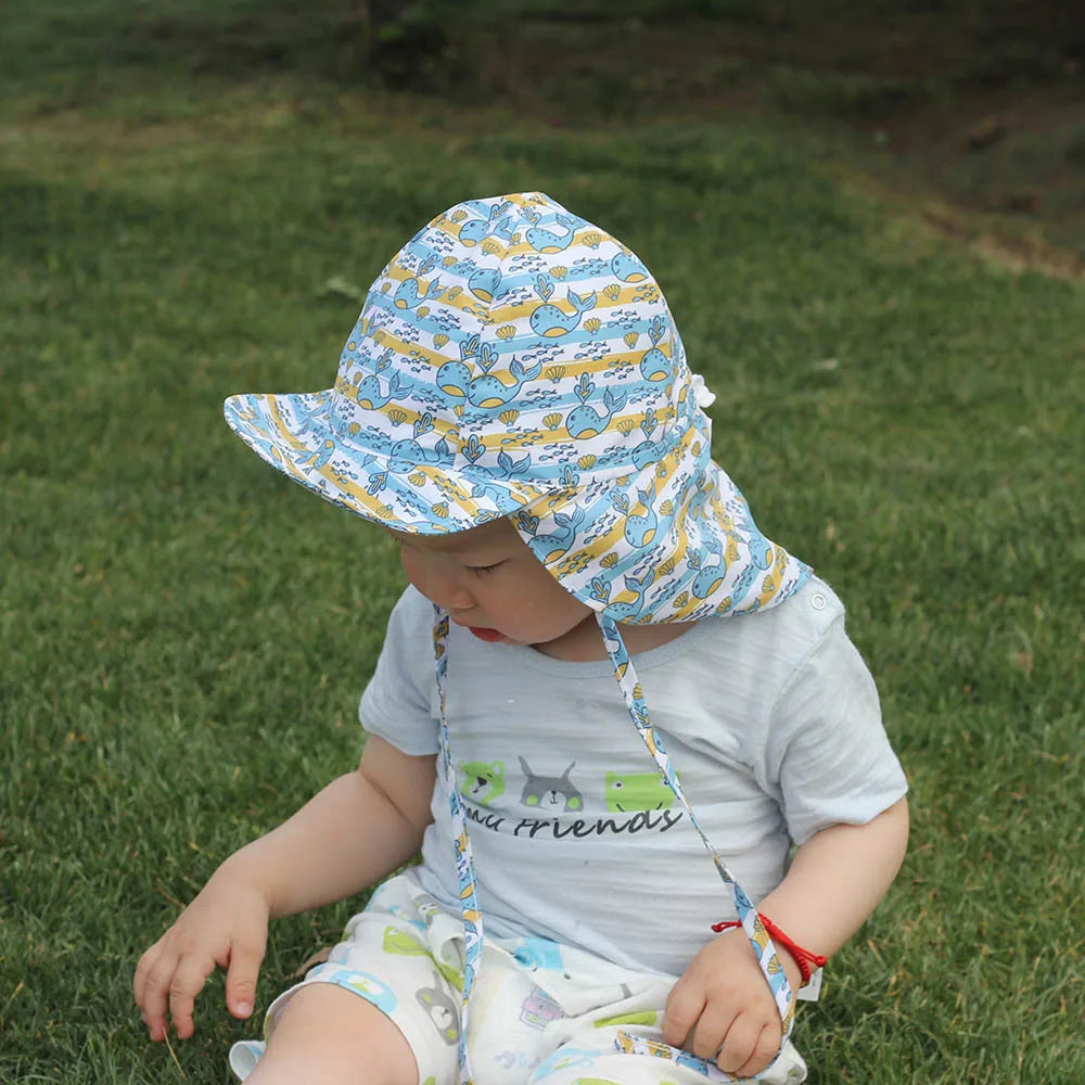 Chapeau anti-UV pour bébé - protection SPF 50+