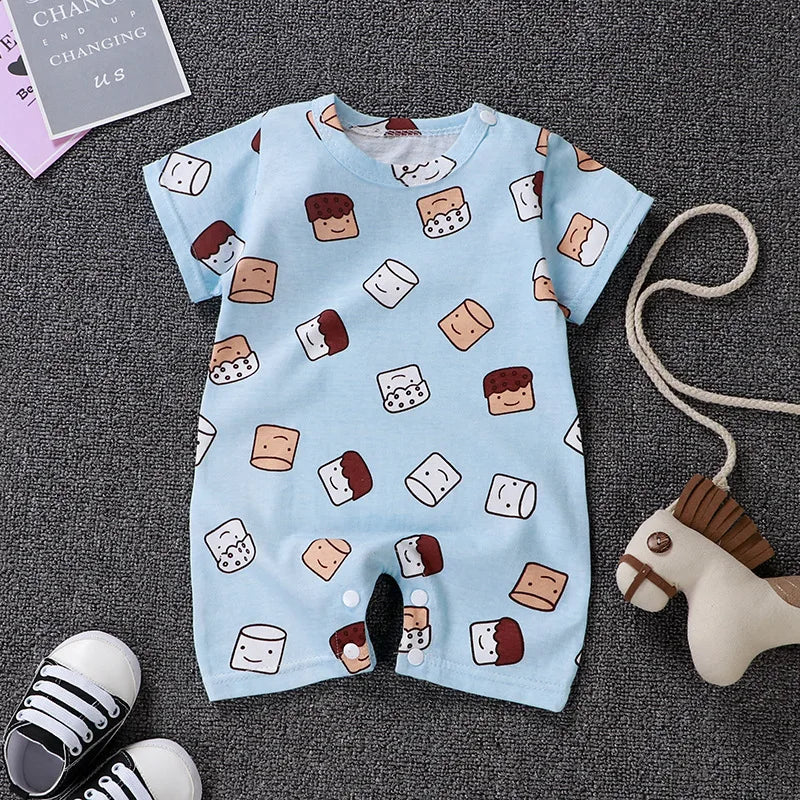 Pyjama combinaison été - motifs cartoon