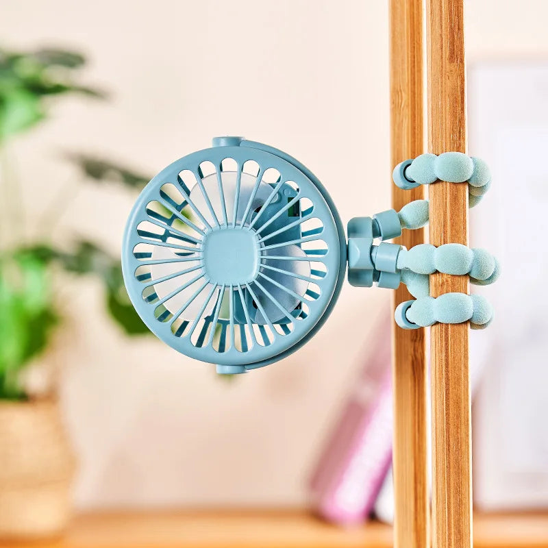 Mini ventilateur de poussette rechargeable USB