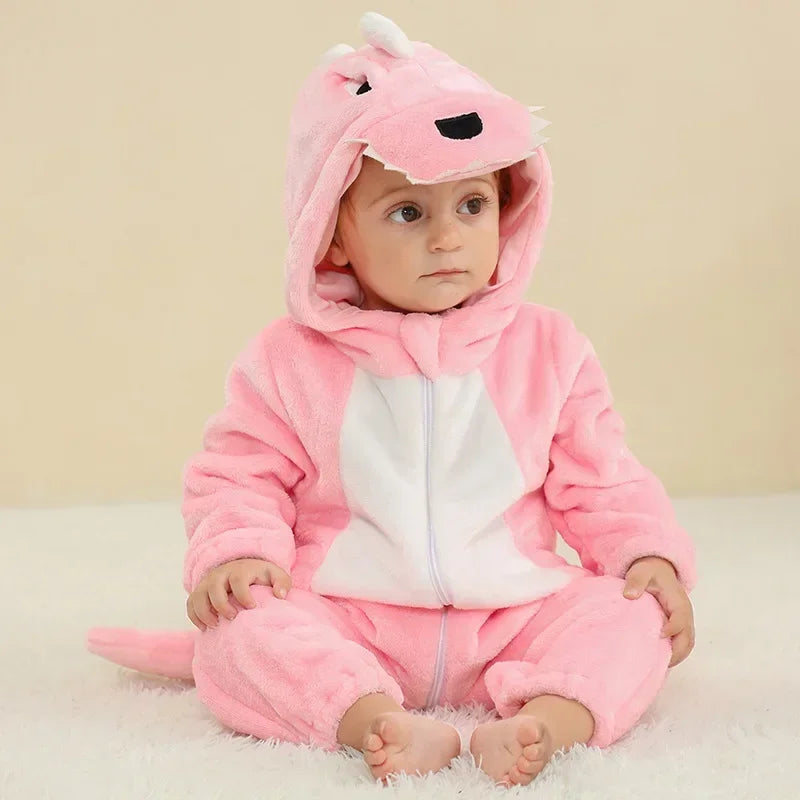 Combinaison pyjama bébé hiver - déguisement lionceau