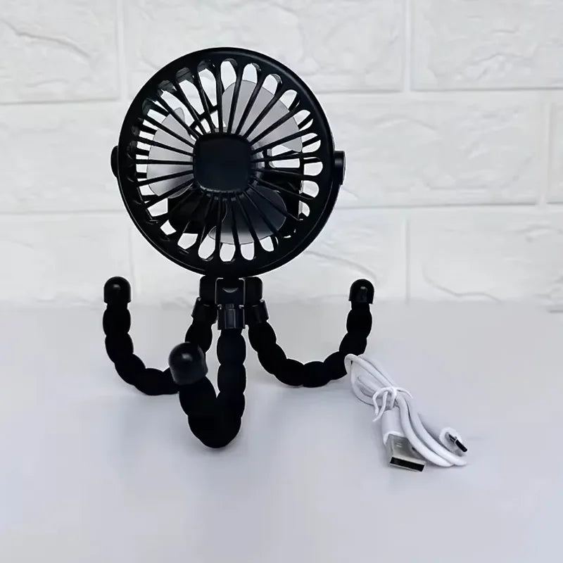 Ventilateur trépied 360° pour poussette