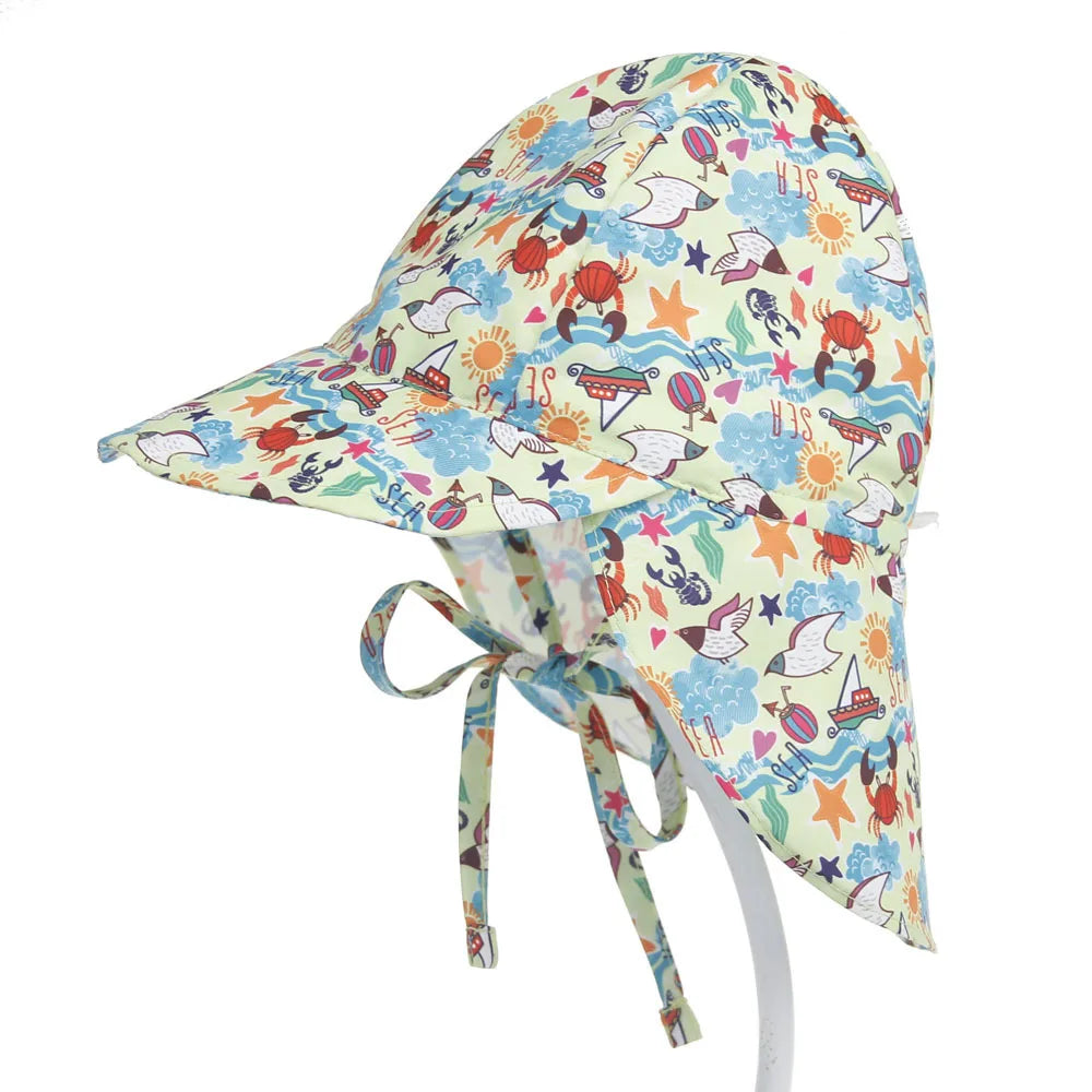 Chapeau anti-UV pour bébé - protection SPF 50+
