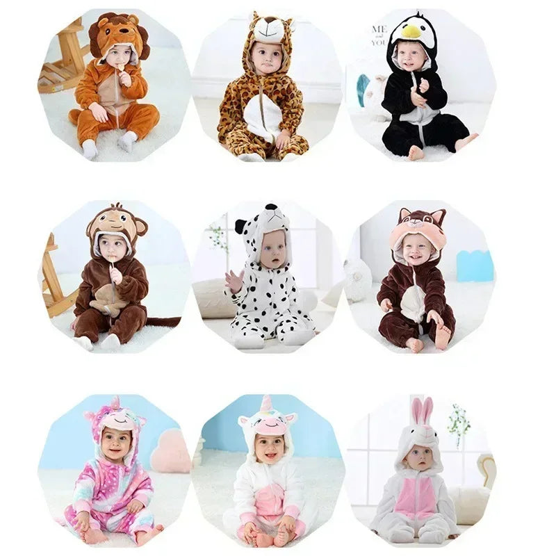 Combinaison pyjama bébé hiver - déguisement lionceau