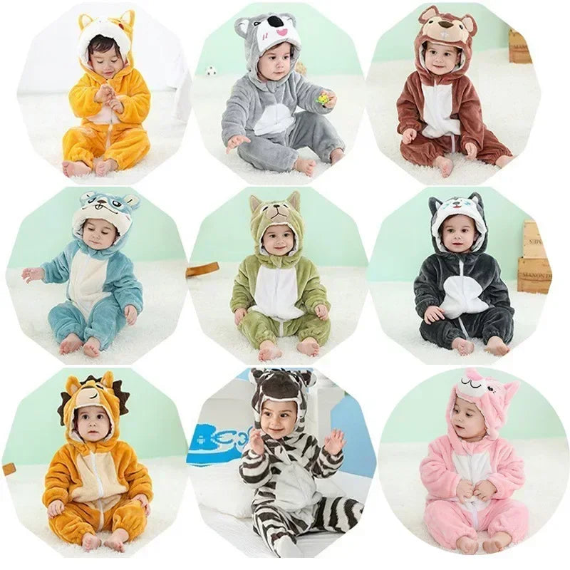 Baby-Pyjamaoverall Winter - Löwenbaby-Kostüm