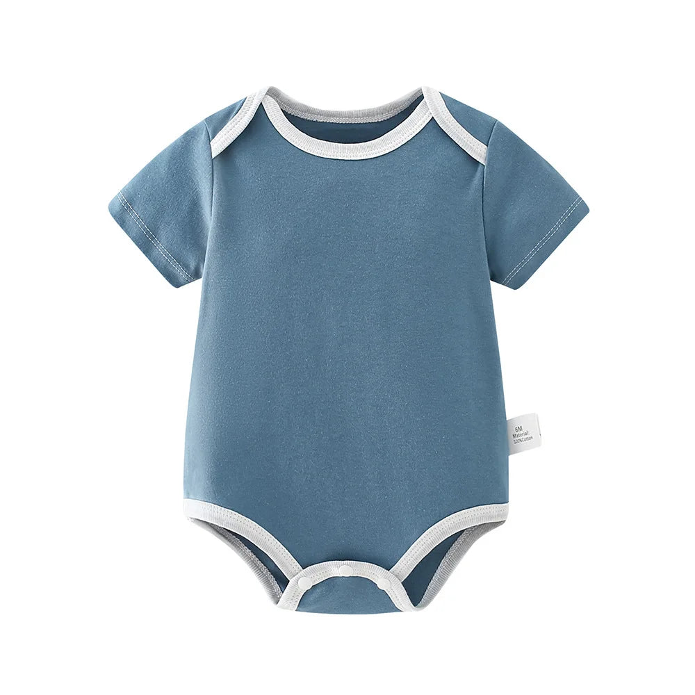 Body bébé uni coton pur - été
