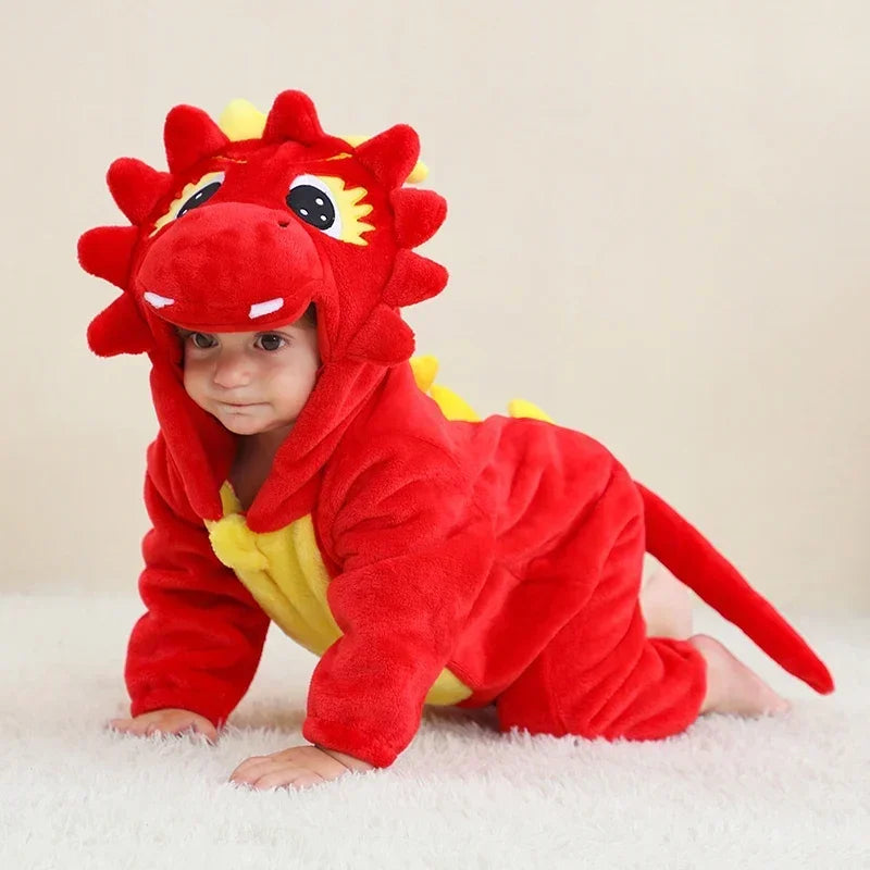 Combinaison pyjama bébé hiver - déguisement lionceau