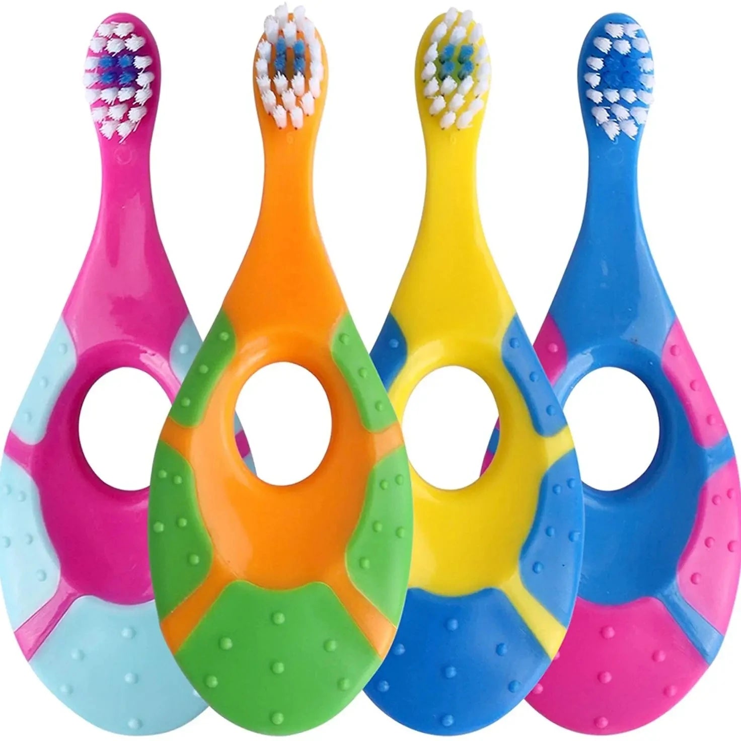 Lot de 2 brosses à dents d'apprentissage - sans BPA
