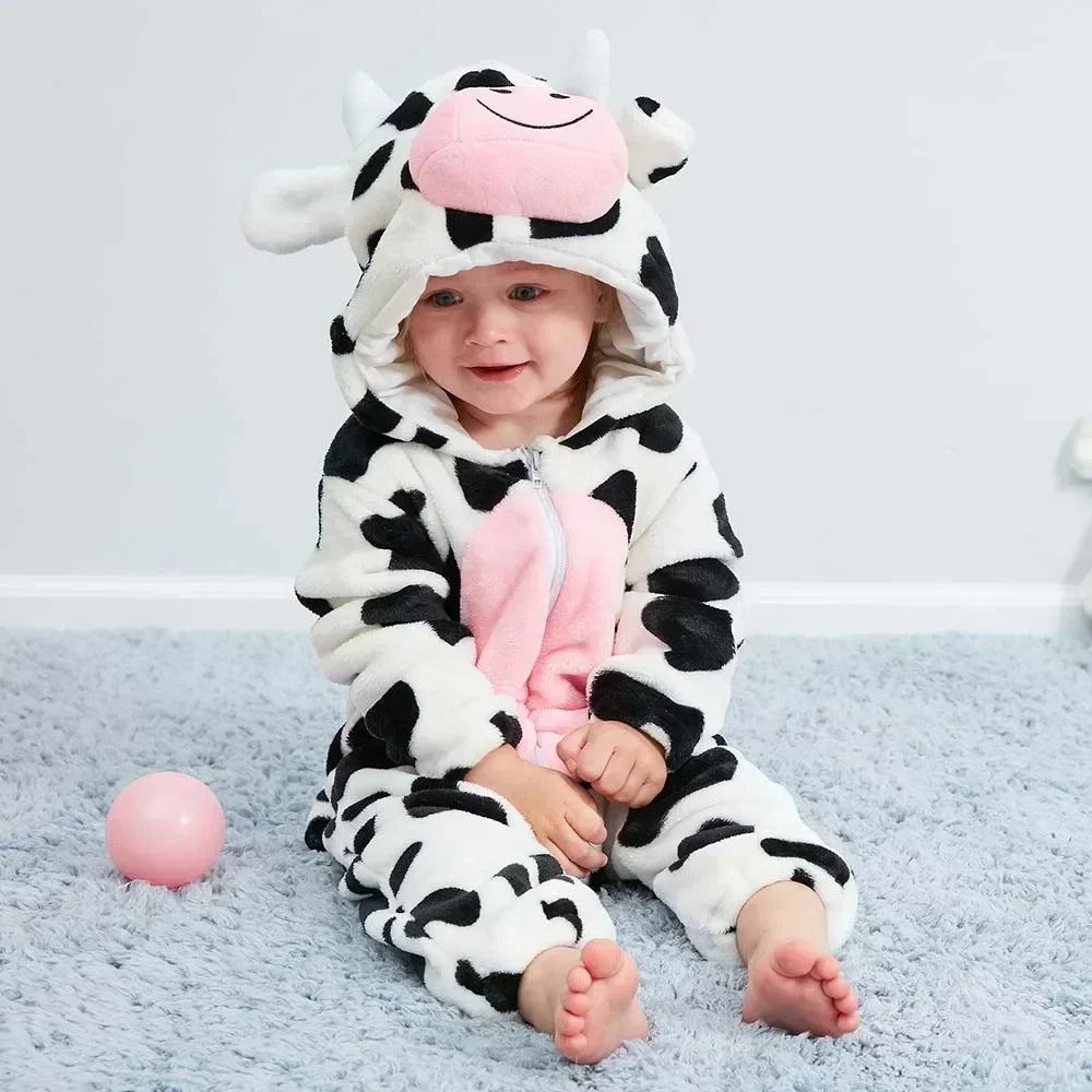Combinaison pyjama bébé hiver - déguisement lionceau
