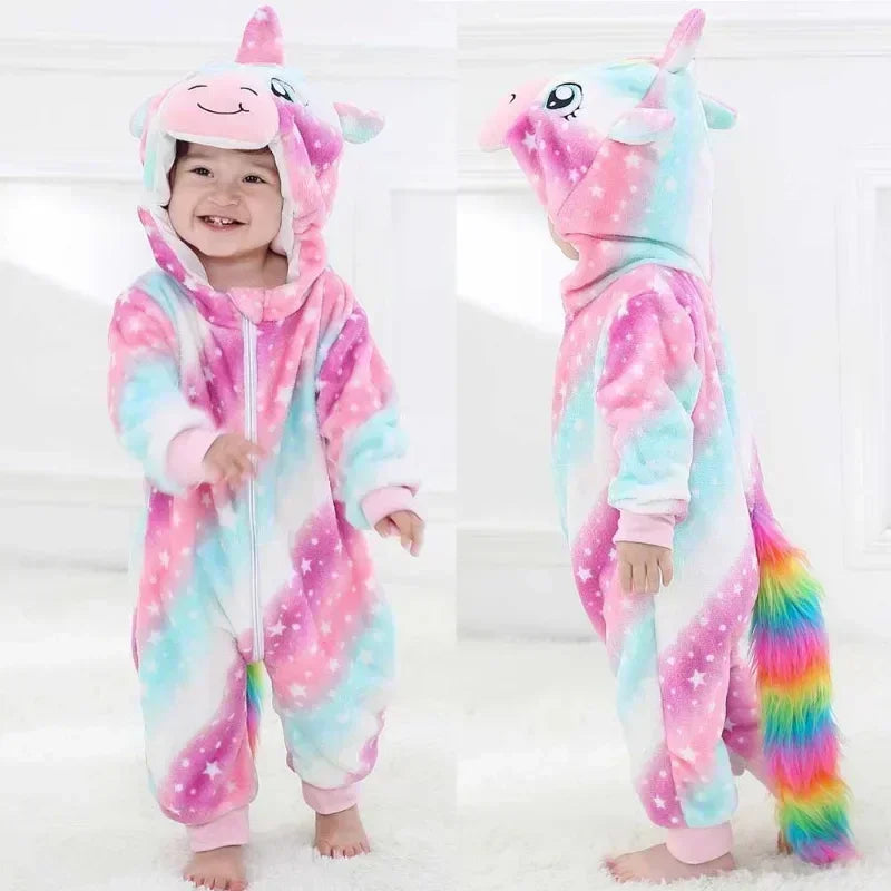 Baby-Pyjamaoverall Winter - Löwenbaby-Kostüm