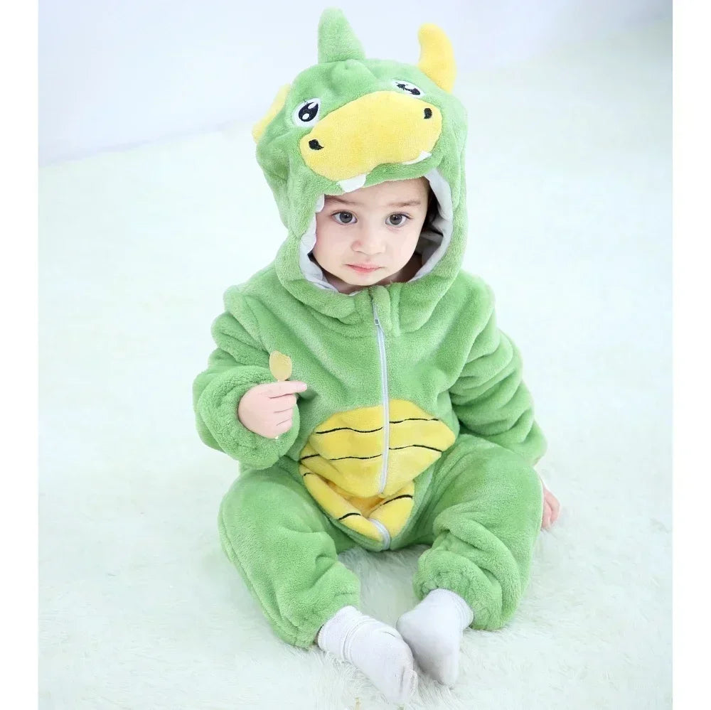 Combinaison pyjama bébé hiver - déguisement lionceau