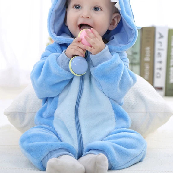 Combinaison pyjama bébé hiver - déguisement lionceau
