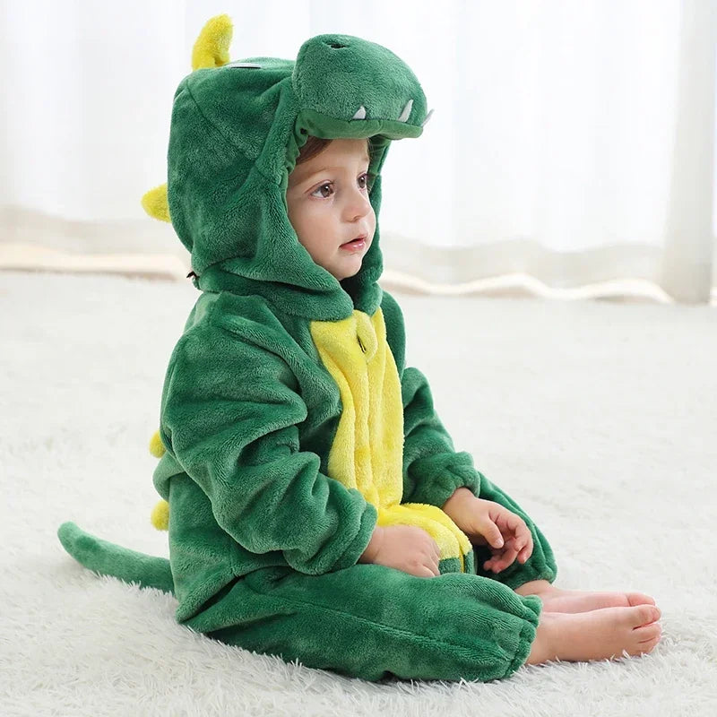 Combinaison pyjama bébé hiver - déguisement lionceau