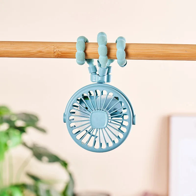 Mini ventilateur de poussette rechargeable USB