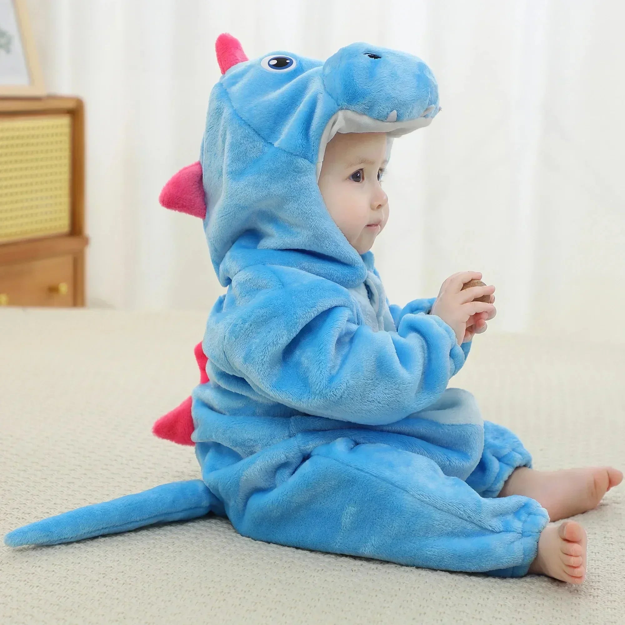 Combinaison pyjama bébé hiver - déguisement lionceau