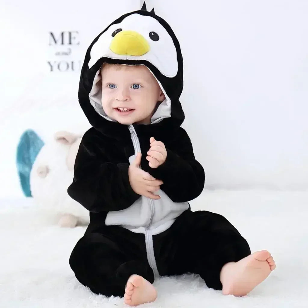 Combinaison pyjama bébé hiver - déguisement lionceau