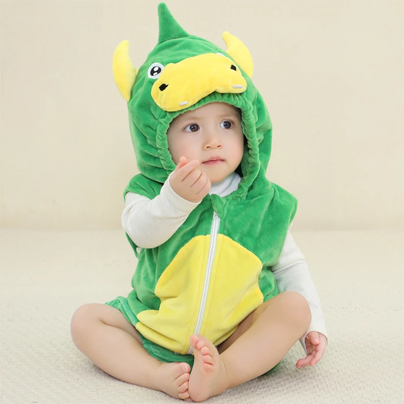 Combinaison pyjama bébé hiver - déguisement lionceau