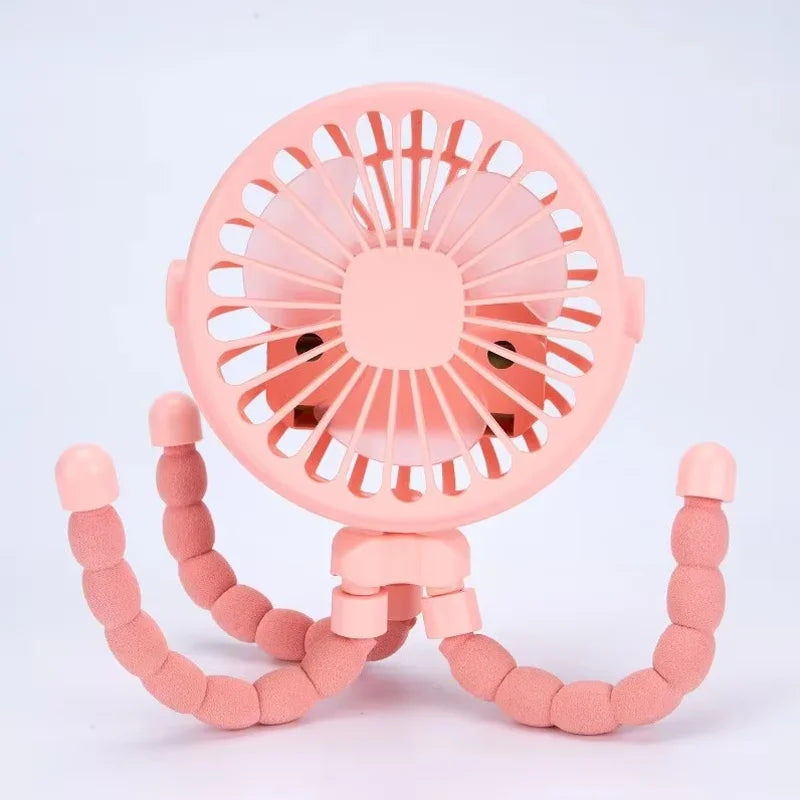 360° Dreibein-Ventilator für Kinderwagen