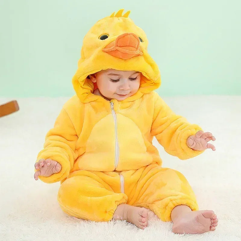 Combinaison pyjama bébé hiver - déguisement lionceau