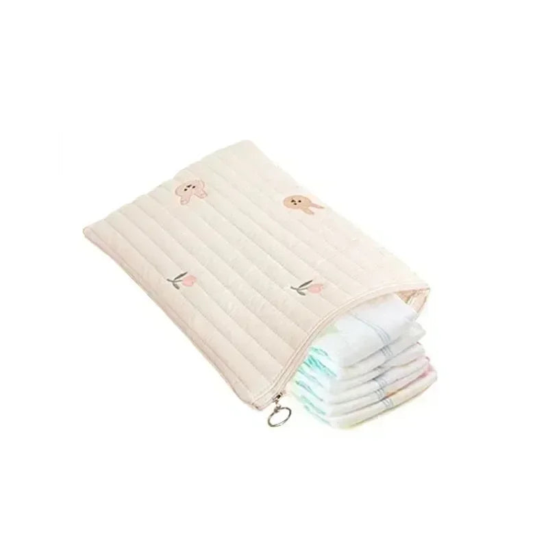 Sac à langer maternité multi-poches - motif ourson