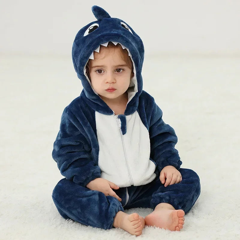 Combinaison pyjama bébé hiver - déguisement lionceau
