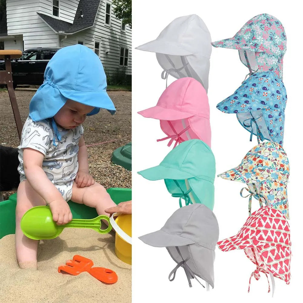Chapeau anti-UV pour bébé - protection SPF 50+