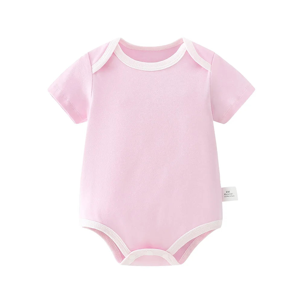 Body bébé uni coton pur - été