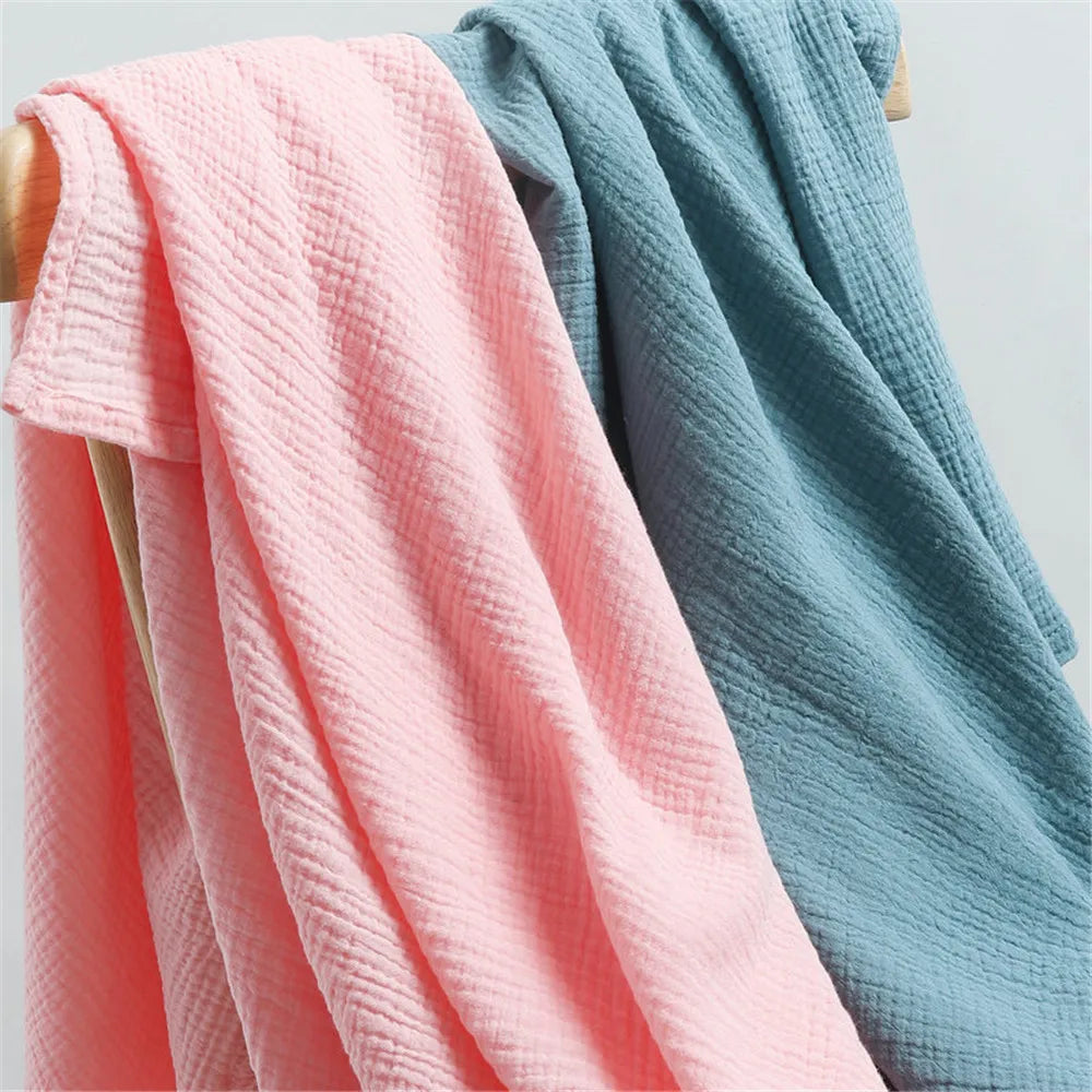 Muslin cotton baby bucket hat - summer anti-UV