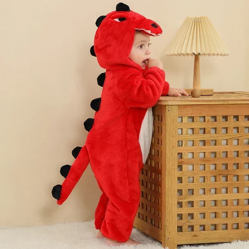 Combinaison pyjama bébé hiver - déguisement lionceau